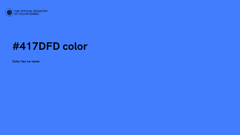 #417DFD color image