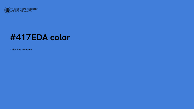 #417EDA color image