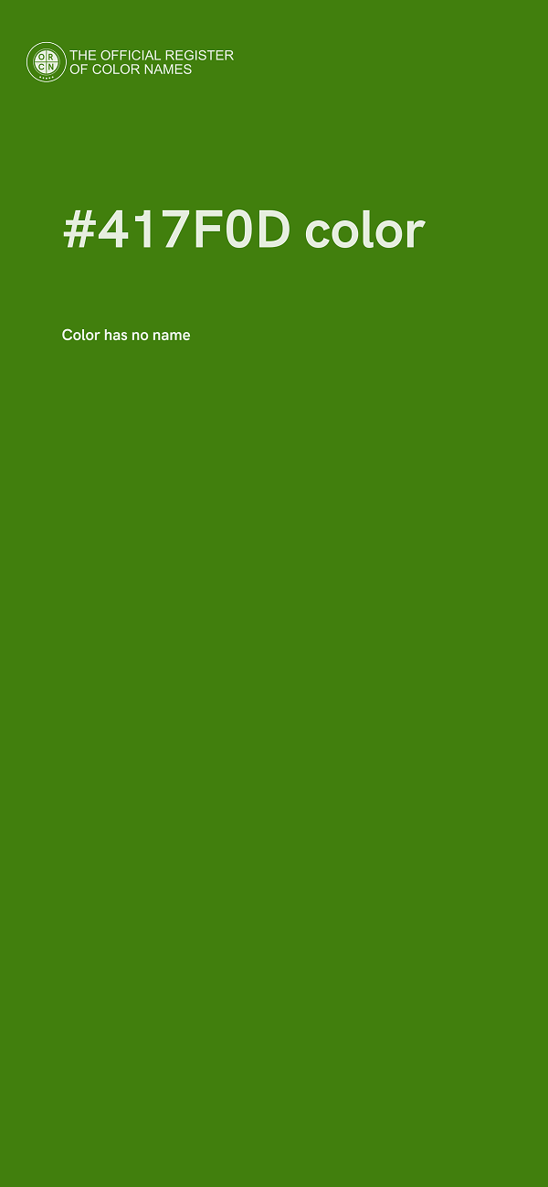 #417F0D color image