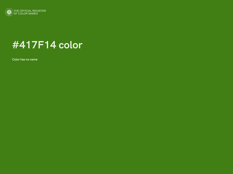 #417F14 color image