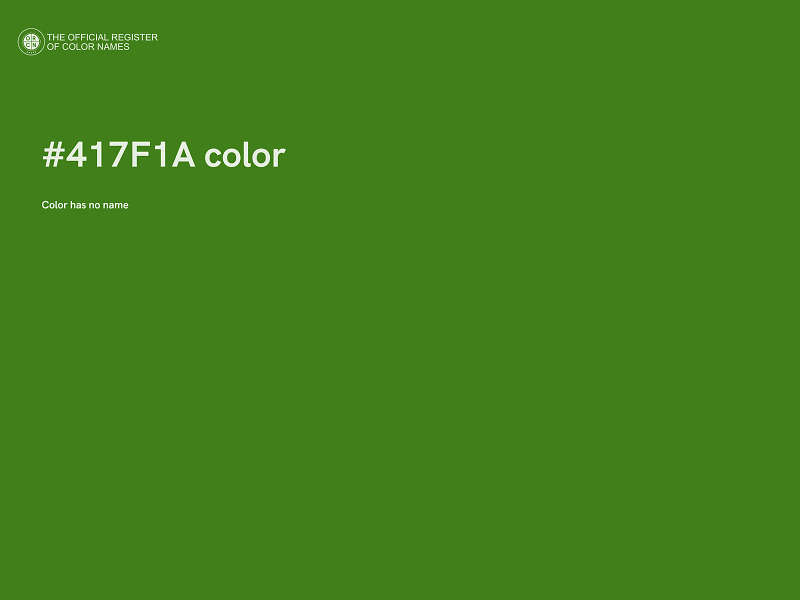 #417F1A color image