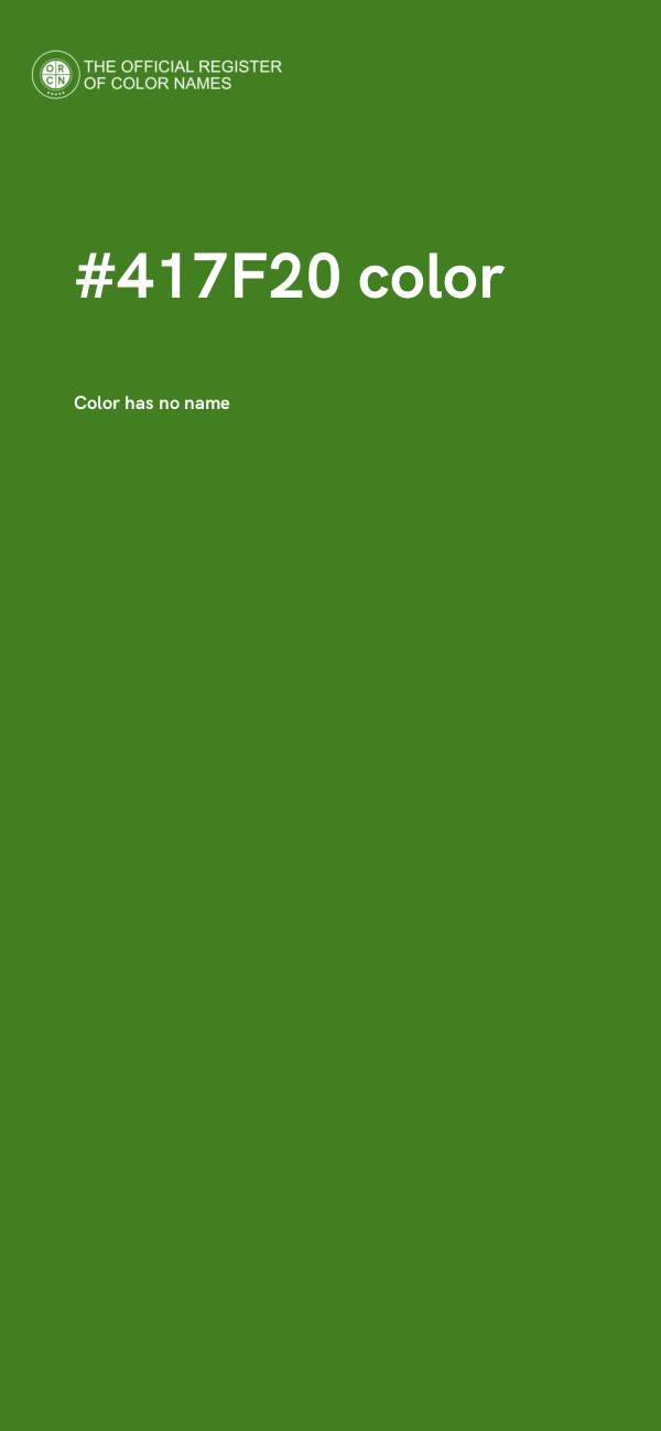 #417F20 color image