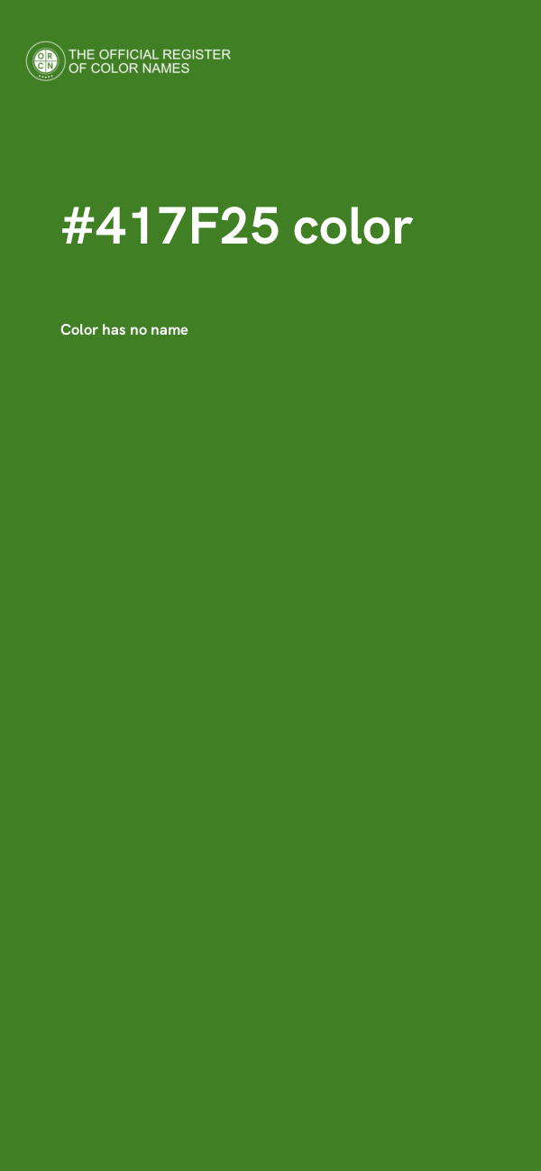 #417F25 color image