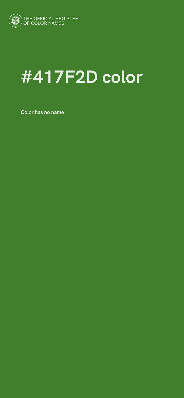 #417F2D color image