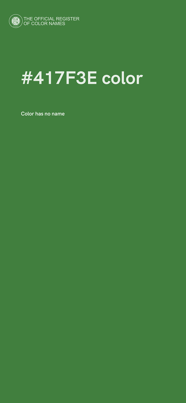 #417F3E color image