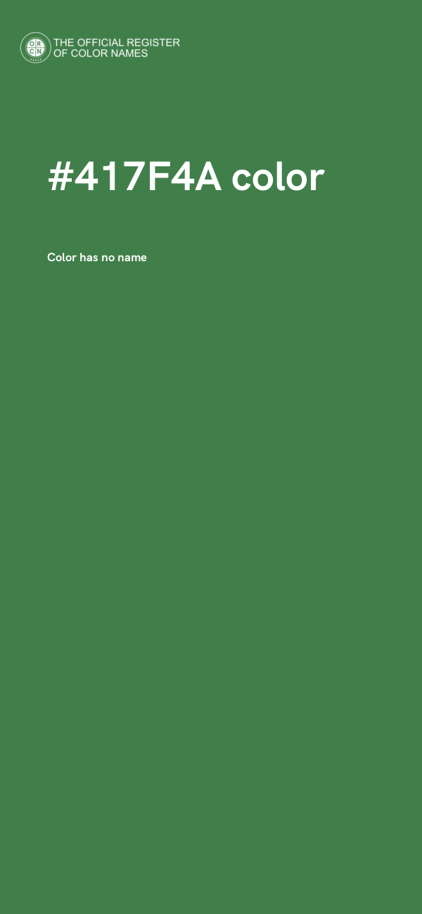 #417F4A color image