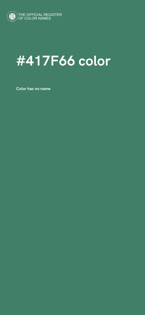 #417F66 color image