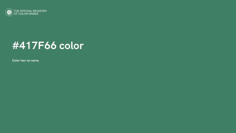 #417F66 color image