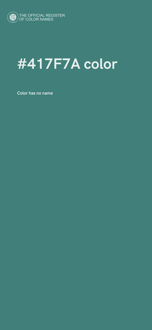 #417F7A color image