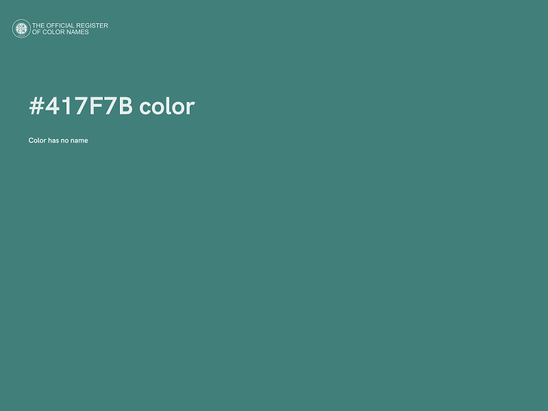 #417F7B color image