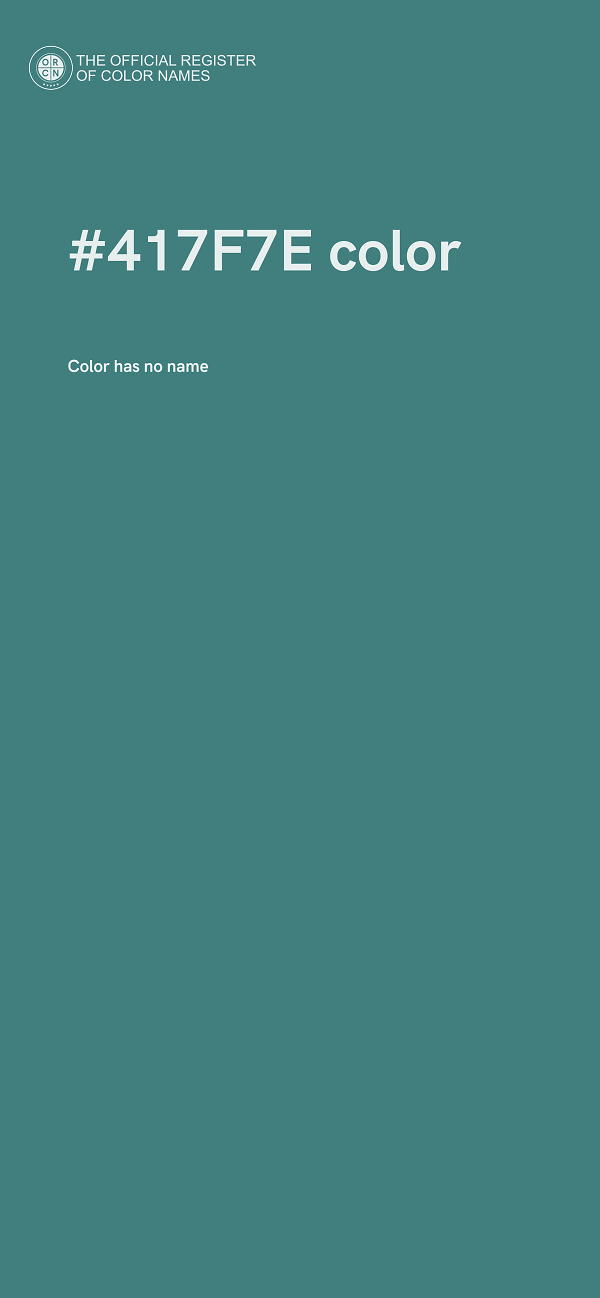 #417F7E color image