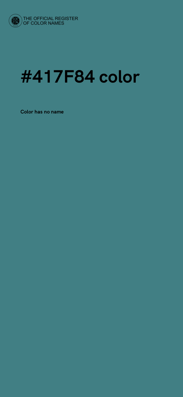 #417F84 color image