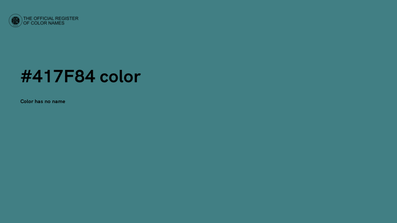 #417F84 color image