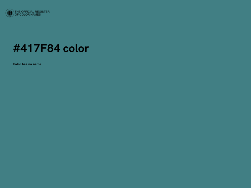 #417F84 color image