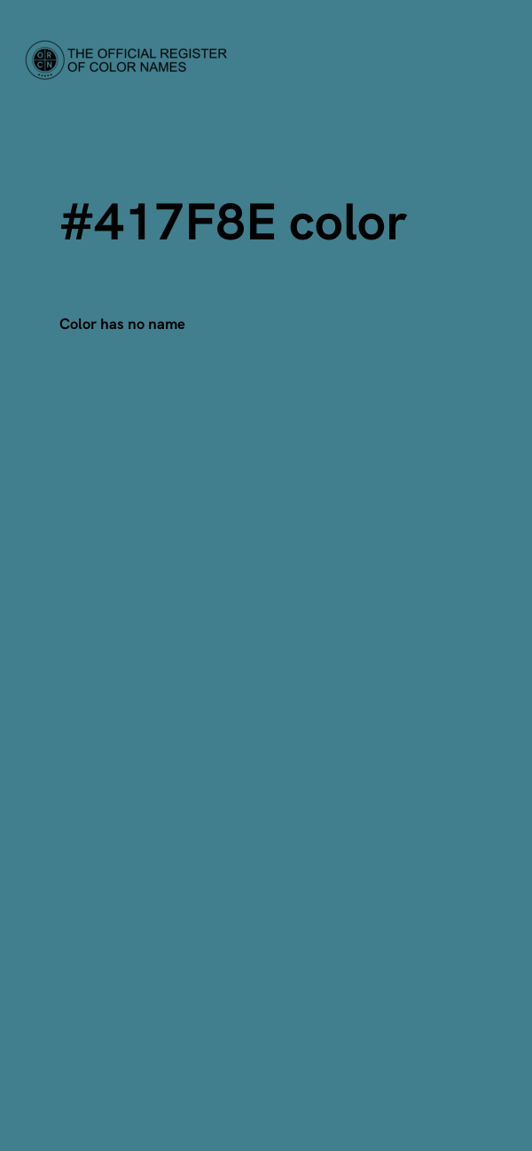 #417F8E color image
