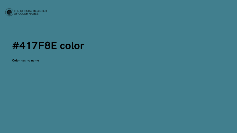 #417F8E color image