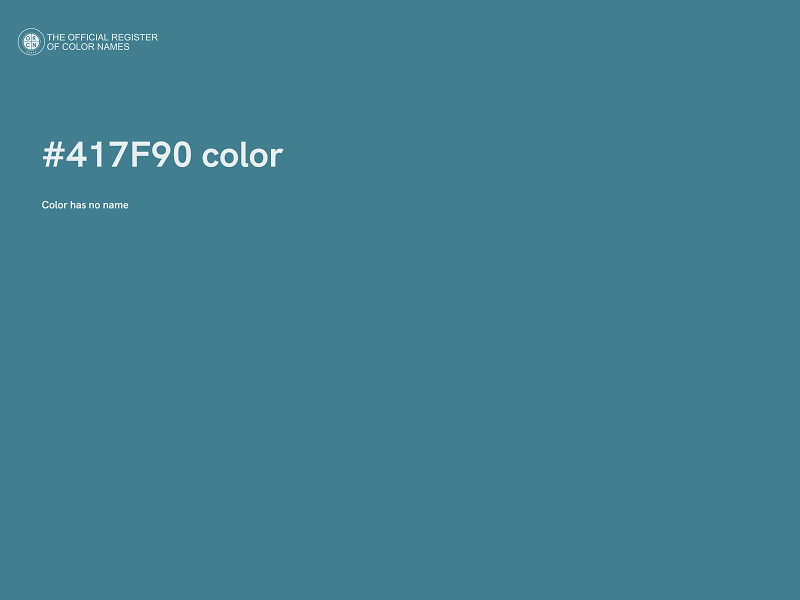 #417F90 color image