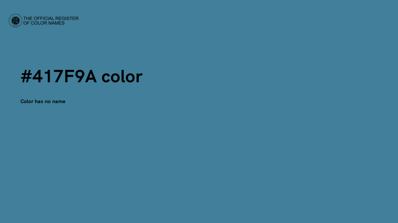 #417F9A color image