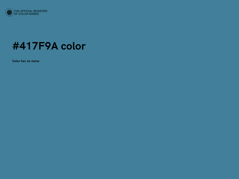 #417F9A color image
