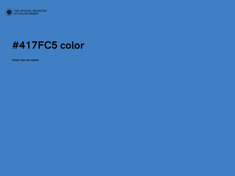 #417FC5 color image