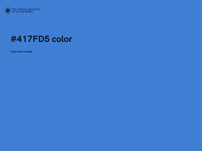 #417FD5 color image