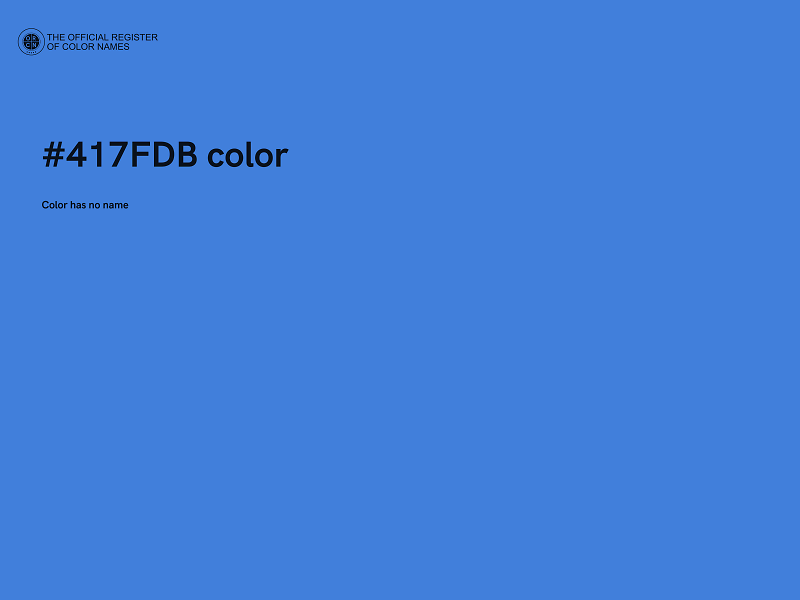 #417FDB color image
