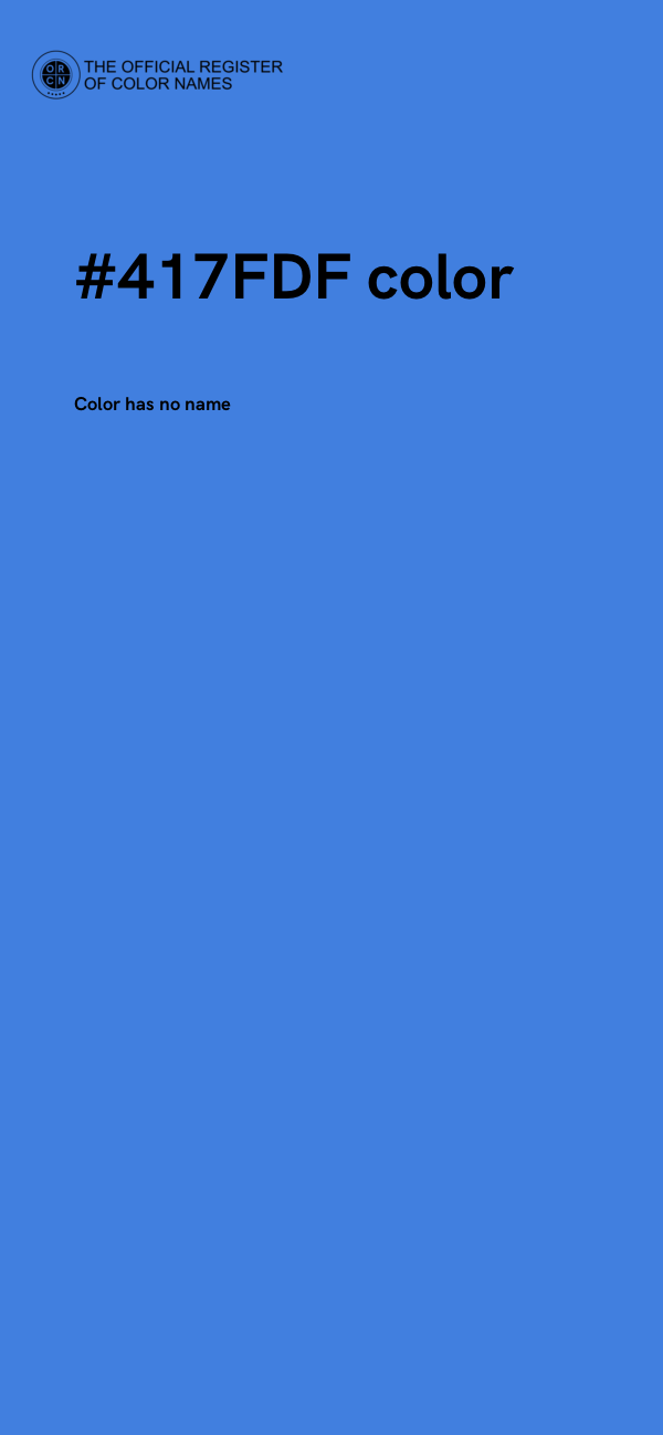 #417FDF color image