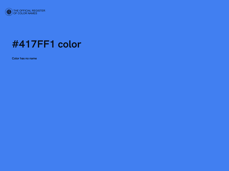 #417FF1 color image