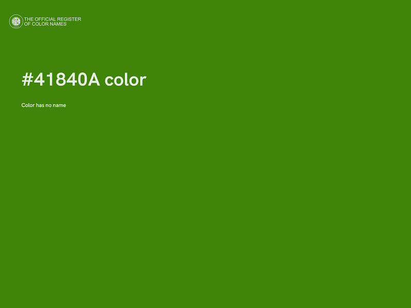 #41840A color image