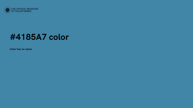 #4185A7 color image