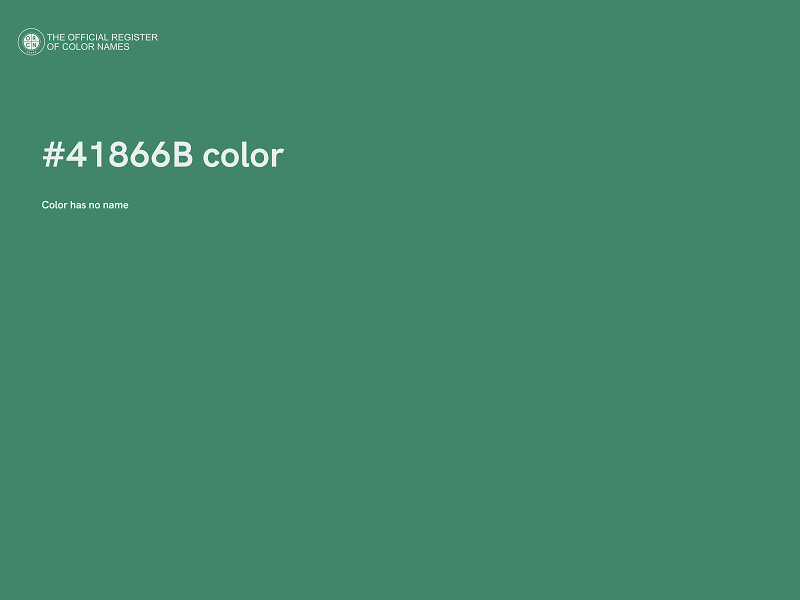 #41866B color image