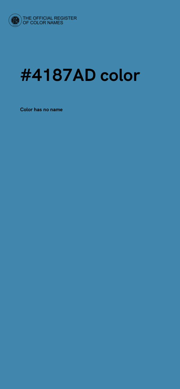 #4187AD color image