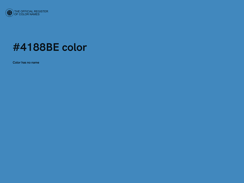 #4188BE color image