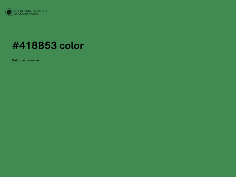 #418B53 color image