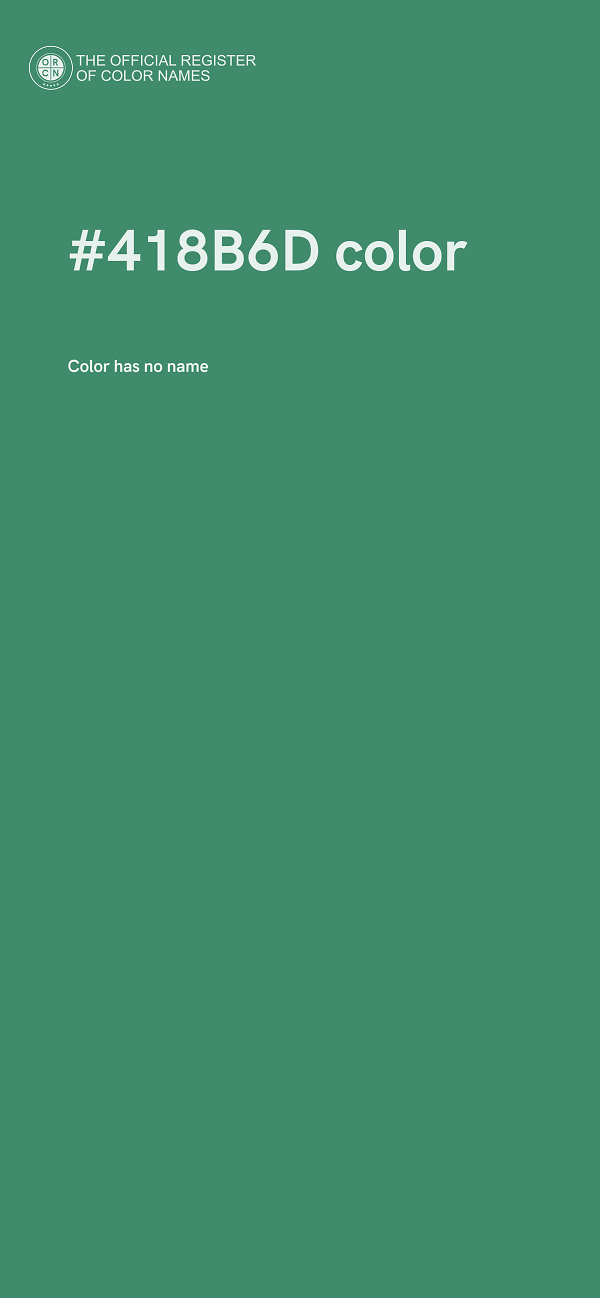 #418B6D color image