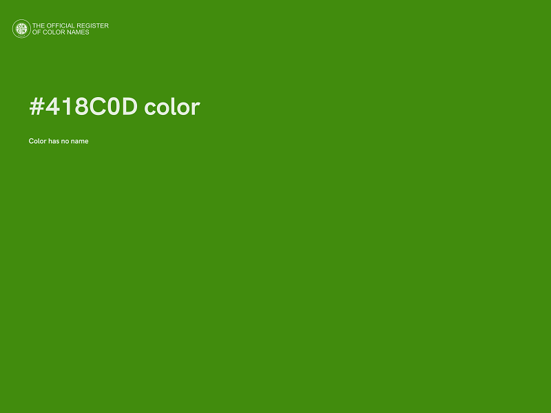 #418C0D color image