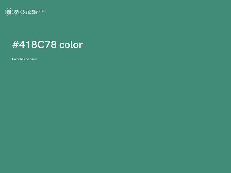 #418C78 color image