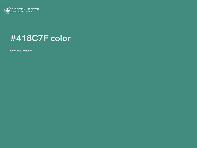 #418C7F color image