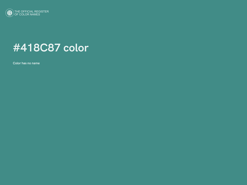 #418C87 color image