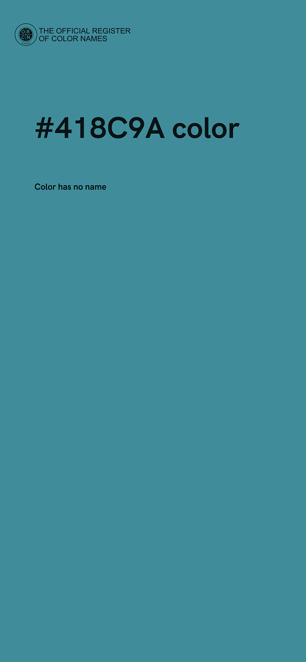 #418C9A color image
