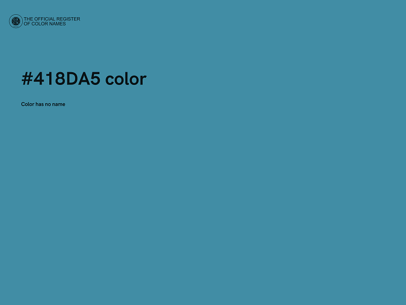#418DA5 color image