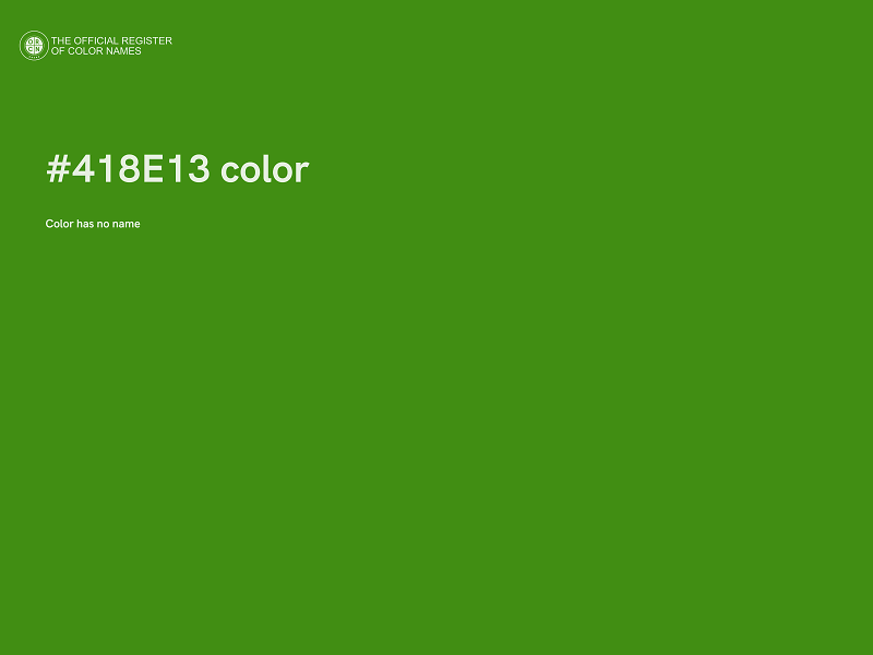 #418E13 color image