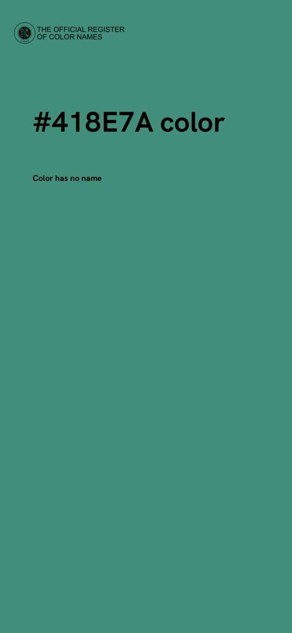 #418E7A color image