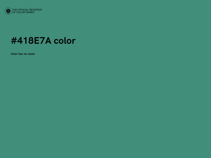 #418E7A color image