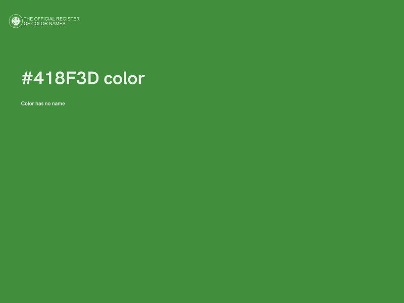 #418F3D color image