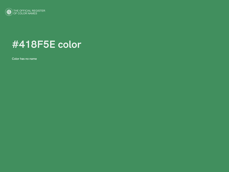 #418F5E color image