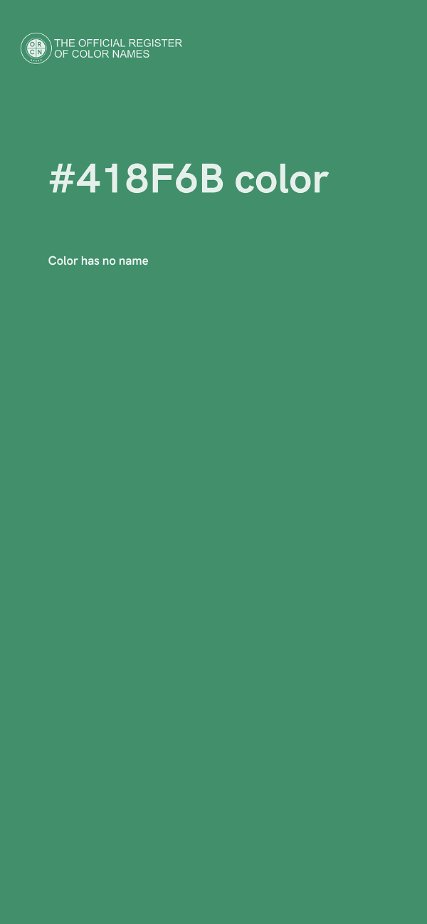 #418F6B color image