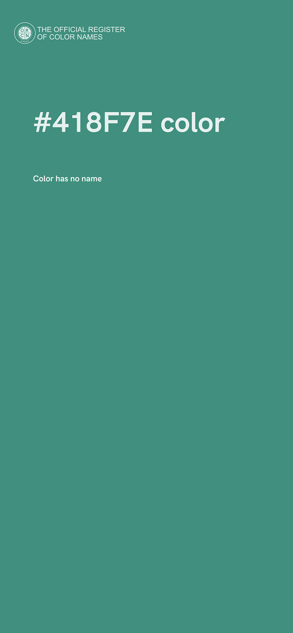 #418F7E color image