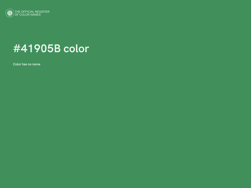 #41905B color image