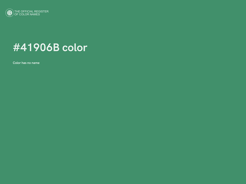 #41906B color image